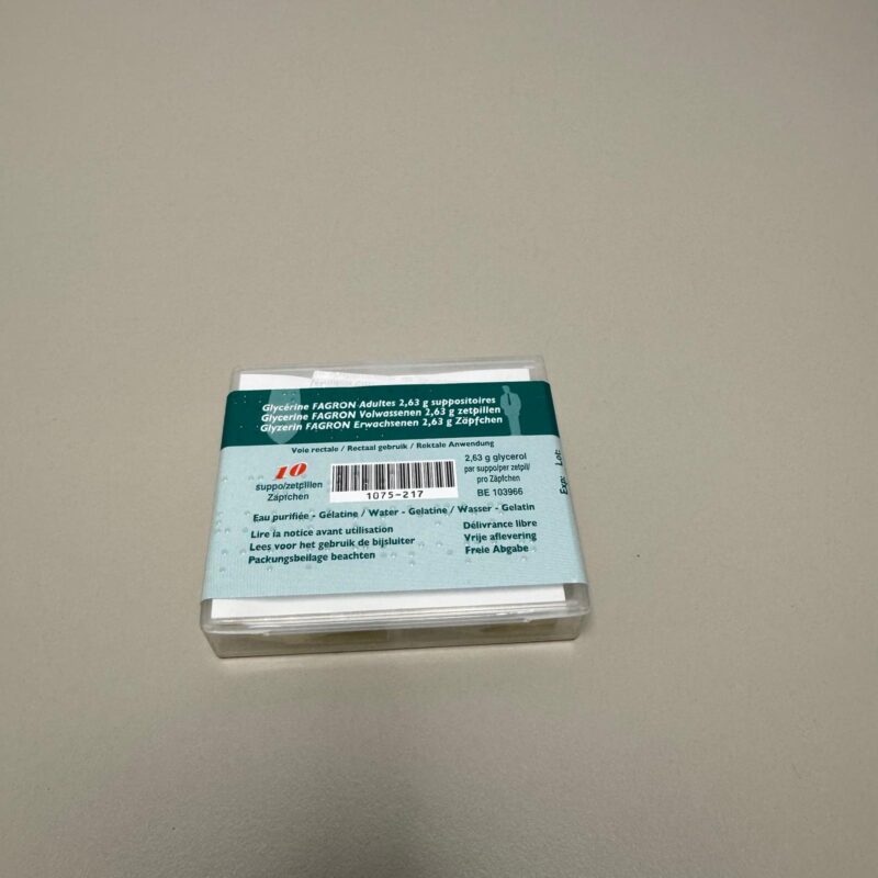 Glycérine suppositoires adultes