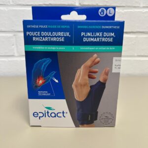 Orthèse de pouce de la main droite en taille L