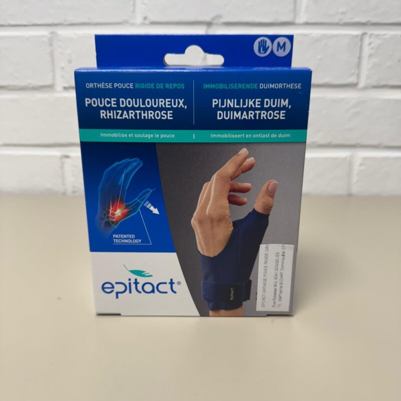 Orthèse du pouce de la main gauche en taille M