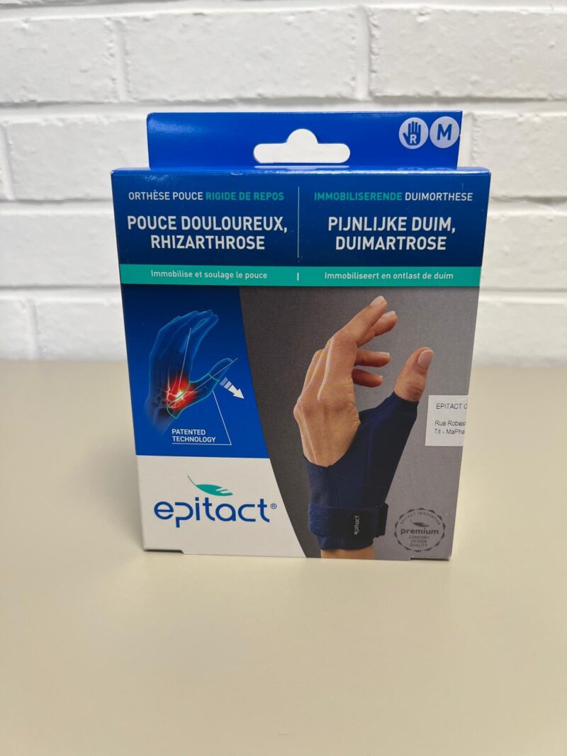 Orthèse pouce rigide de repos