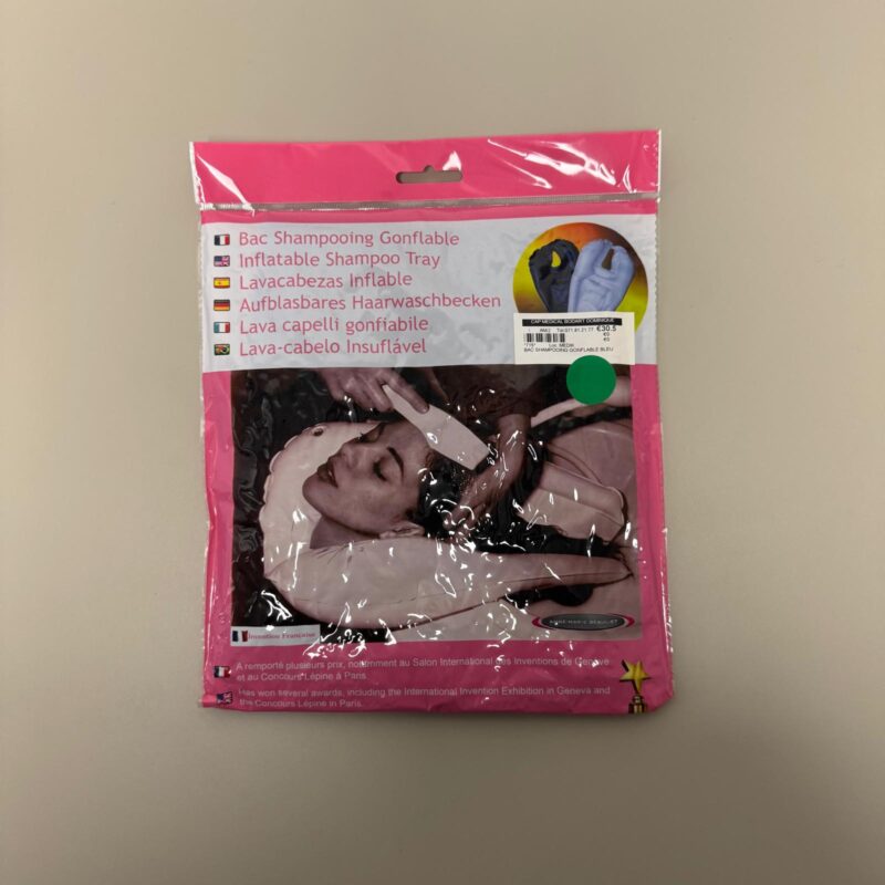 BAC SHAMPOOING GONFLABLE BLEU