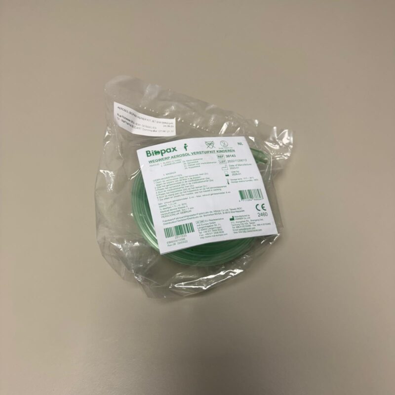 BIOPAX MASQUE AEROSOL KIT ATOMISAT. ENFANT HSINER