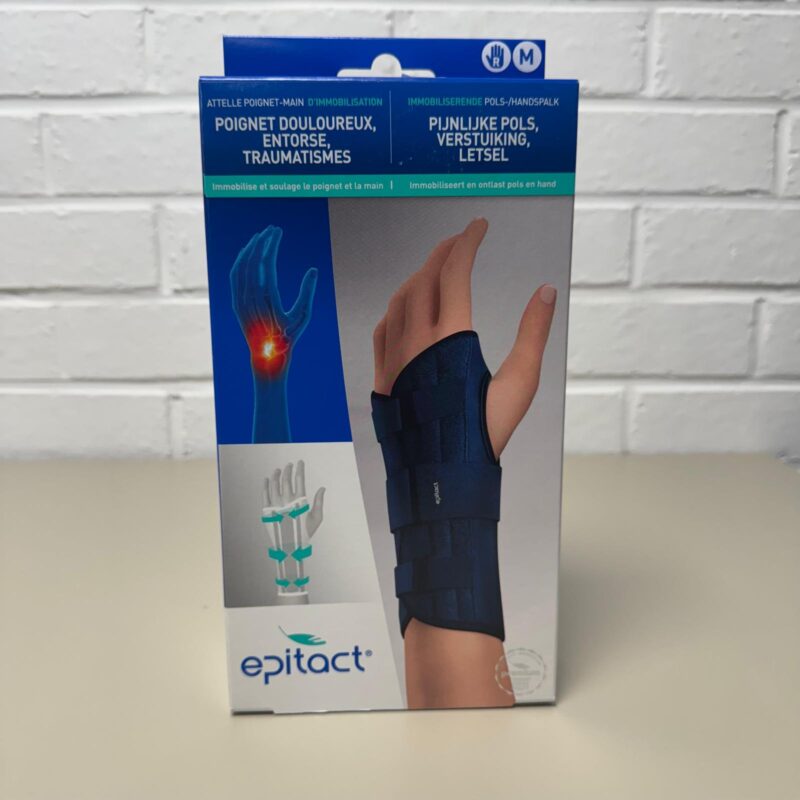 Photo présentant : EPITACT ATTELLE POIGNET MAIN IMMOBILIS. DROIT M