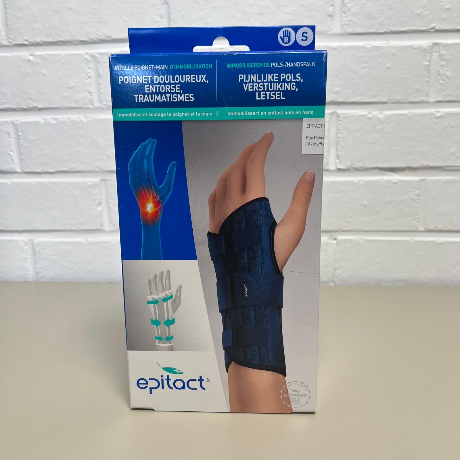 Photo présentant : EPITACT ATTELLE POIGNET MAIN IMMOBILIS. DROIT S