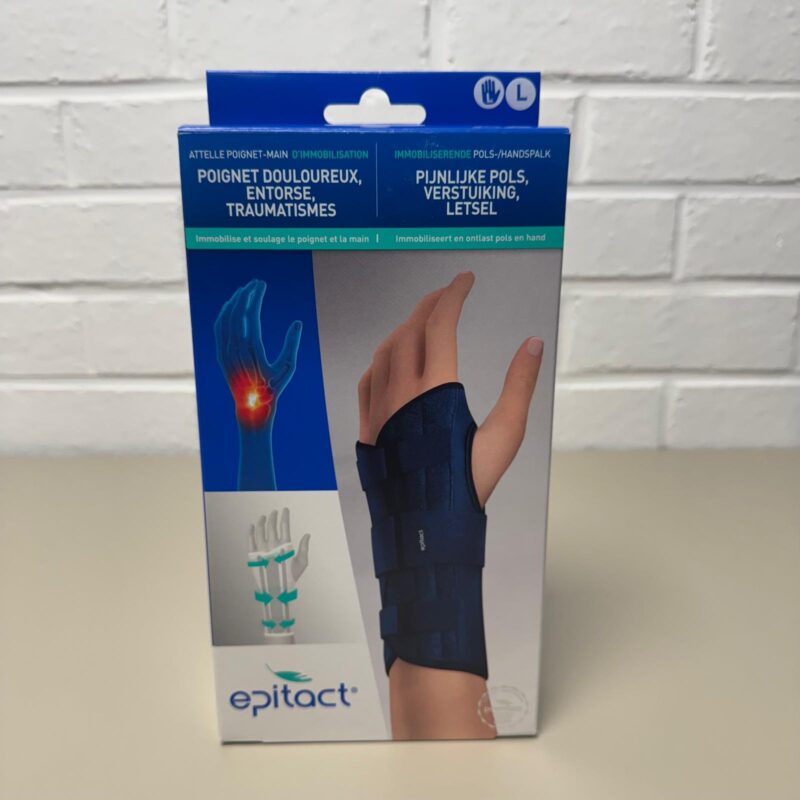 Photo présentant : EPITACT ATTELLE POIGNET MAIN IMMOBILIS. GAUCHE L