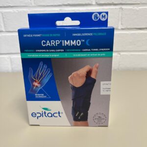 Photo présentant : EPITACT CARP'ACTIV ATTELLE POIGNET GAUCHE M
