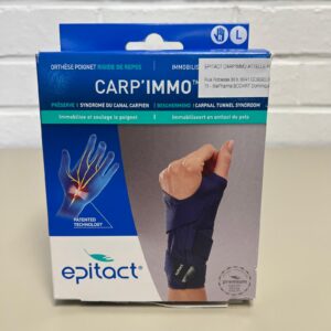 Photo présentant : EPITACT CARP'IMMO ATTELLE POIGNET DROITE L