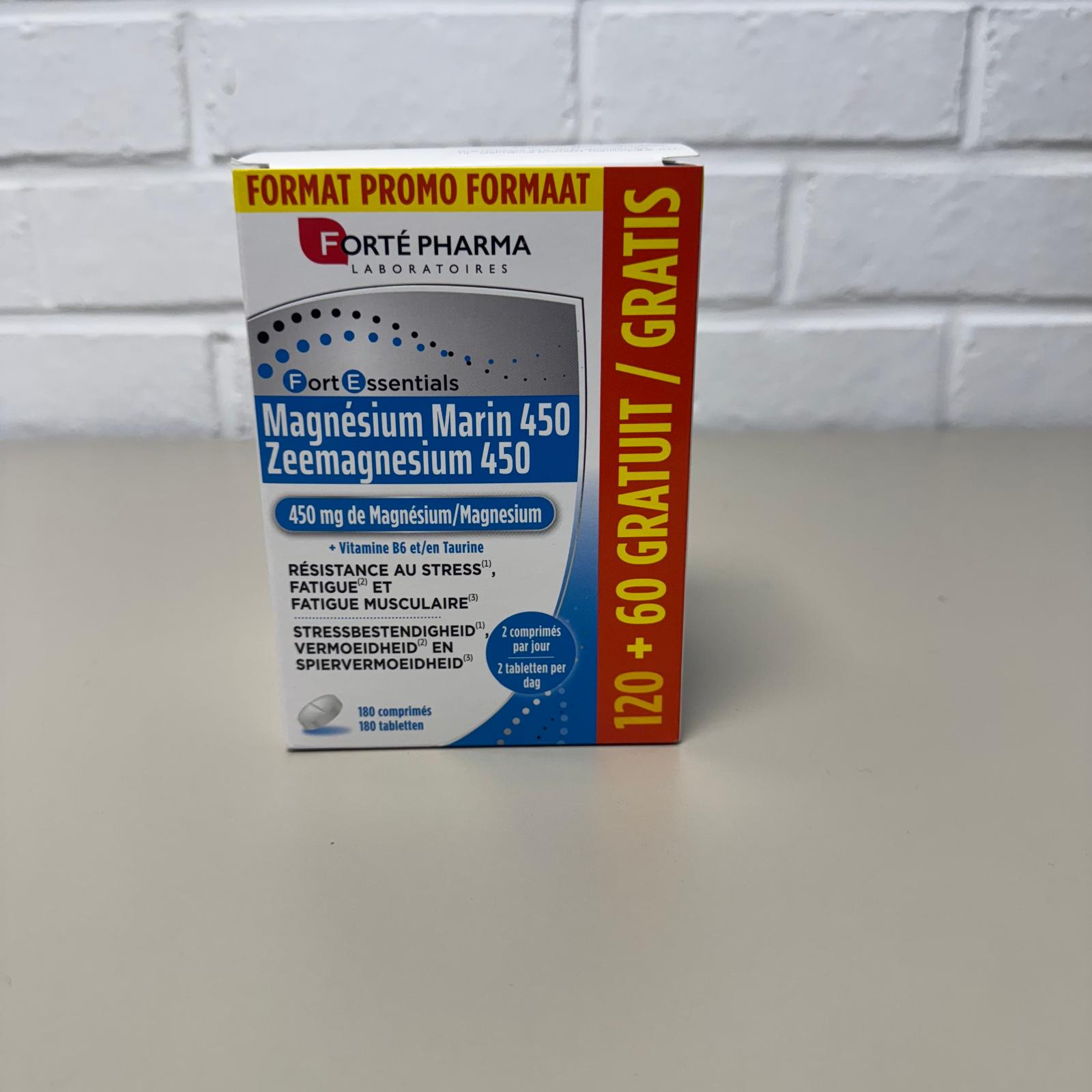 MAGNESIUM MARIN 450 FORTE PHARMA COMP 180