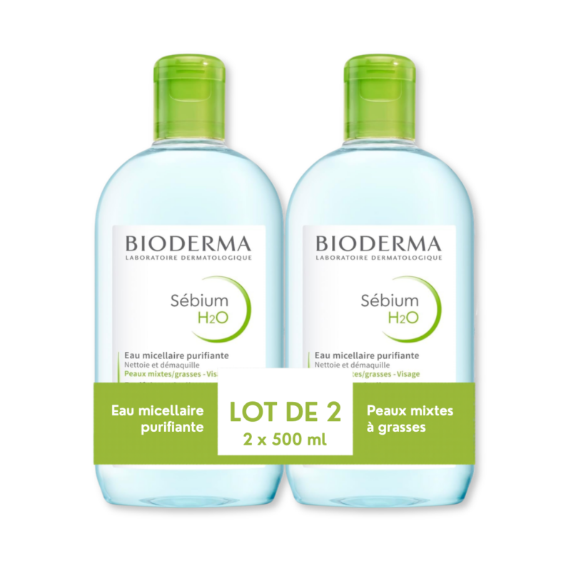bioderma-sebium h20 eau micellaire lot 2-1 Bioderma Sebium h2o eau micellaire lot 2
