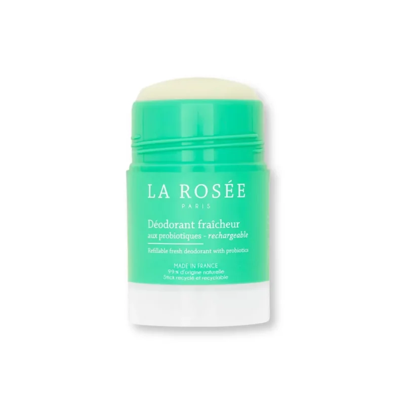 La Rosée déodorant fraicheur aux probiotiques rechargeable ouvert