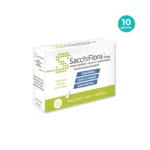 Sacchiflora 250mg 10 gélules Saccharomyces boulardii Amophar, contre la diarrhée aiguë et antibiotique
