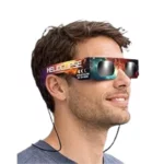 Lunettes éclipse solaire certifiées ISO 12312-2, 1 paire, observation du Soleil en sécurité